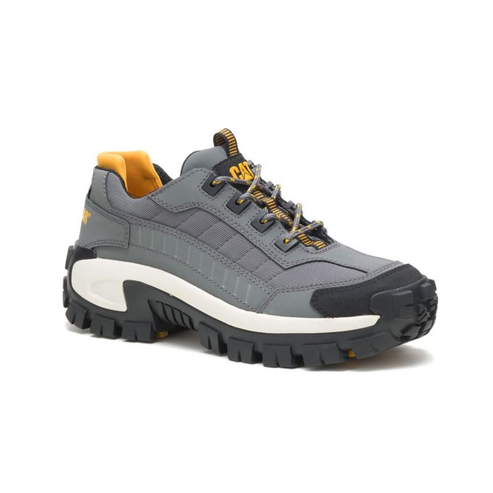 Caterpillar Mens Invader Steel Toe Gray Shoes (NWT) - Picture 2 of 5